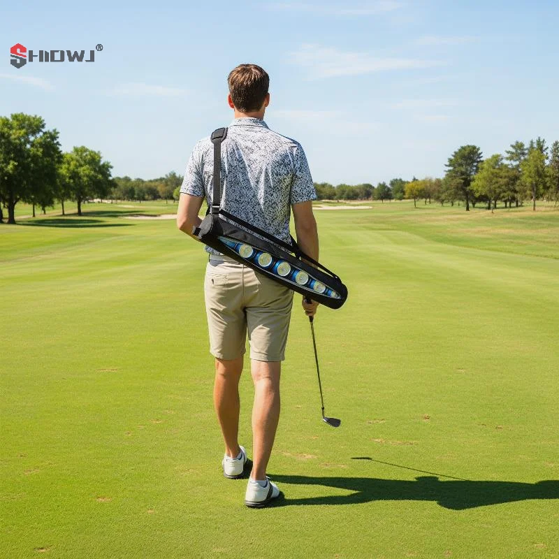 

Golf Beer Cooler Set 7 Can Insulated Cooler Adjustable Shoulder Strap Leak Proof Beverage Storage
