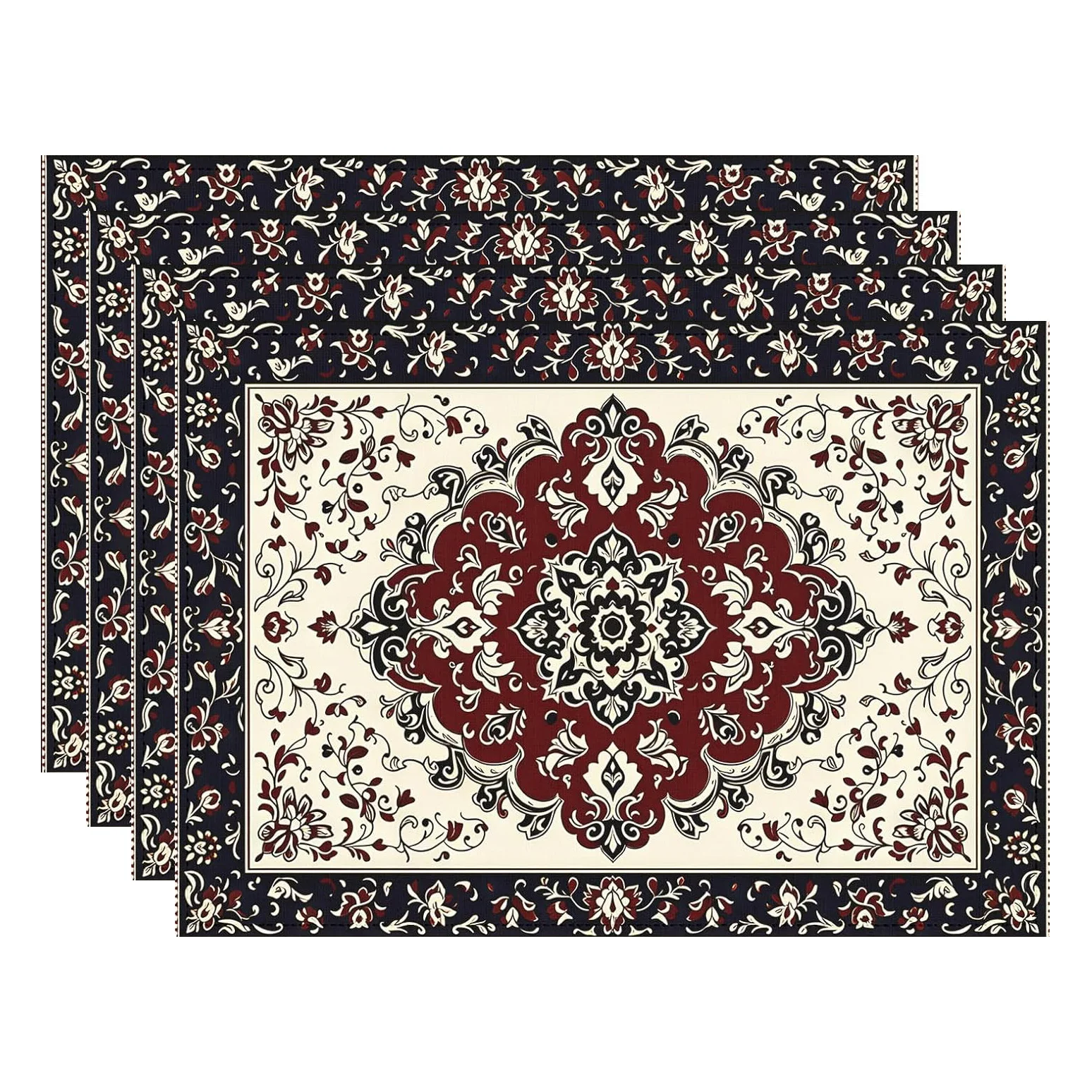 Mediterranean Summer Elements Placemats Coastal Leisure Party Patio Gathering Casual Daily Family Dinners Home Decor Gifts