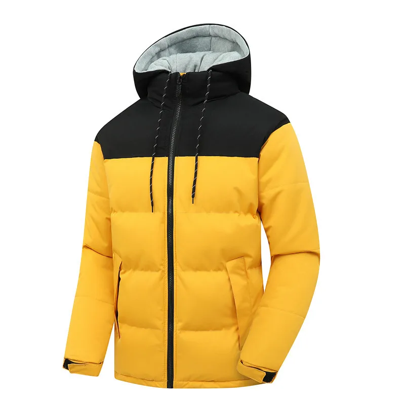 2022 Winter Cotton Padded Jacket Men's Jacket Men's Winter Clothes Korean Style Trend Handsome Winter Warm Padded Jacket Men