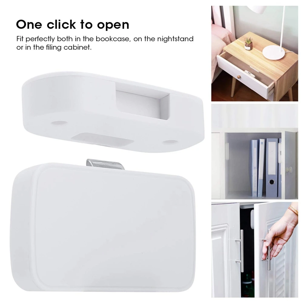 Tuya APP Smart Drawer Lock Smart Wireless Electronic Hidden Locks Privacy File Storage Keyless Residential Security Protection