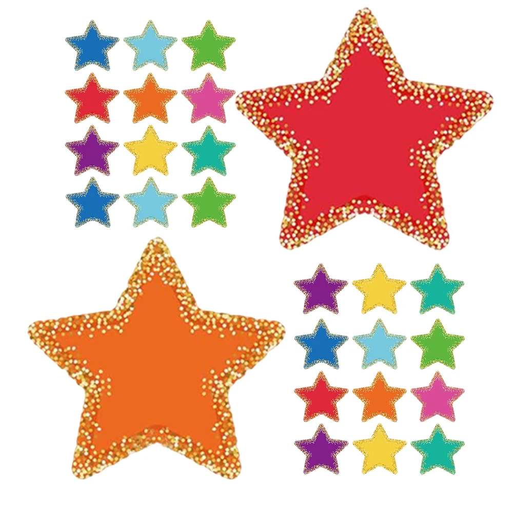 

108SheetStarsPaperCuttingClassroomColorfulBordersCutoutsBlankBulletinBoardSuppliesCraftDIYProjectDecorativeHandmadeArtSewing