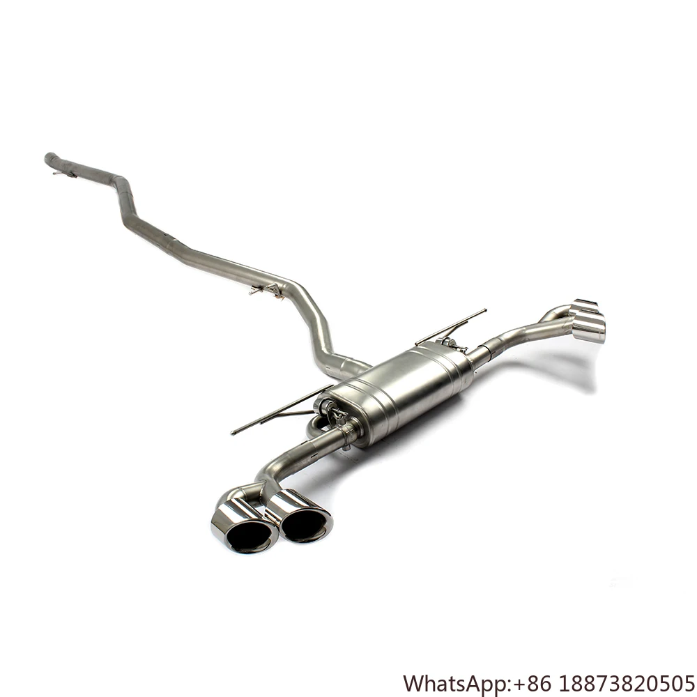 BMW X6 F16 X5 F15 N20 2.0T 2014-2018 Тюнинговый глушитель Catback Valvetronic Выхлопные трубы из нержавеющей стали Модель TT