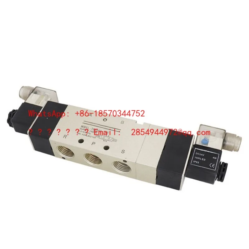 

2026L Оригинальный тип средней утечки TG3522-08E Трехпозиционный пятиходовой пневматический электромагнитный клапан TG3532-10E