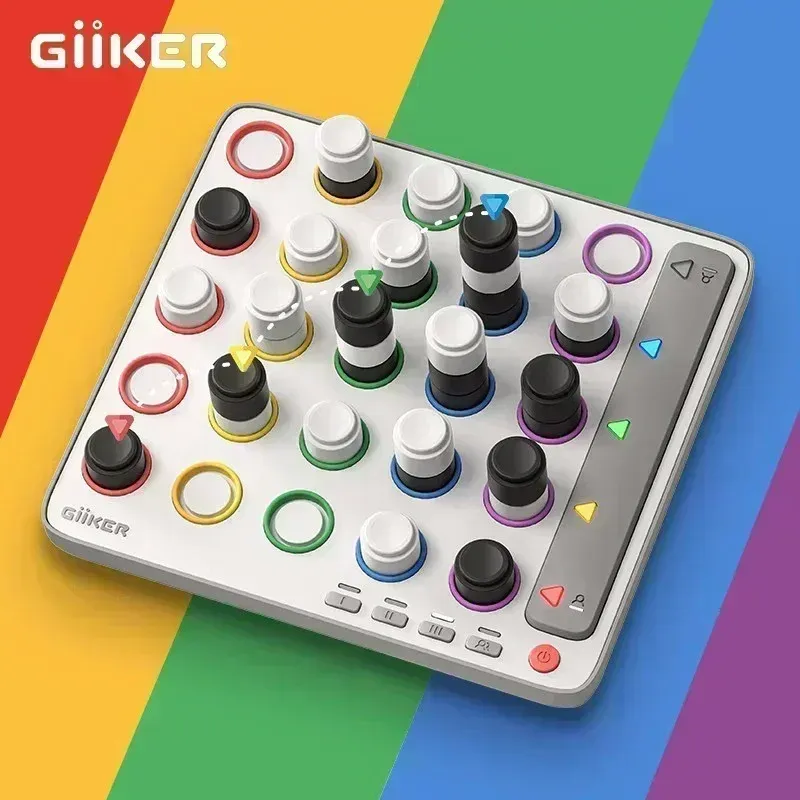 GiiKER Smart Four Connected Magnetic 3D Four in A Row Game with Intelligent AI Powered App Enabled Board Game Child Gifts