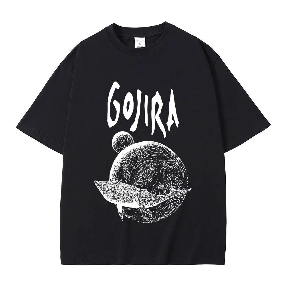 French Metal Band Gojira From Mars To Sirius Album Cover Tshirt Men Women Vintage Rock Oversized T-shirt Mens Casual Cotton Tees