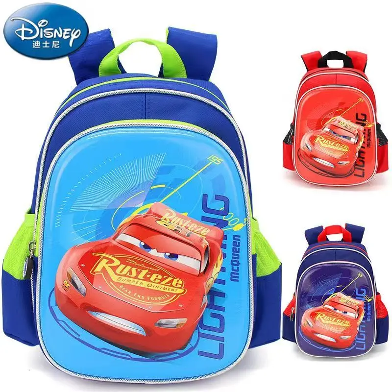 Disney car children\'s bag kindergarten boy safety backpack primary school students Backpack