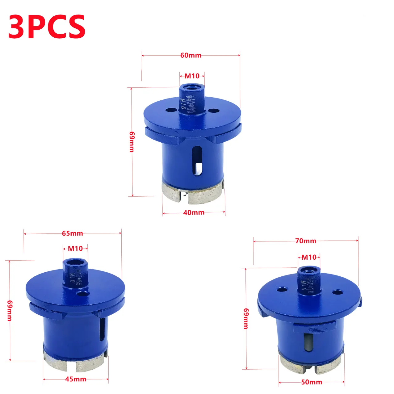 

Sintered diamond hole saw M10 thread, can be used to cut water tank drilling holes for tiles and granite