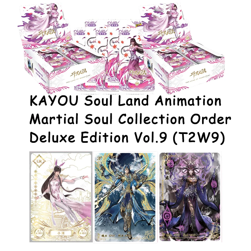 KAYOU Soul Land Martial Soul Deluxe Vol9 Rare SP SSR UR CR Trading Cards Gift Set For Anime Fans Official Collectible