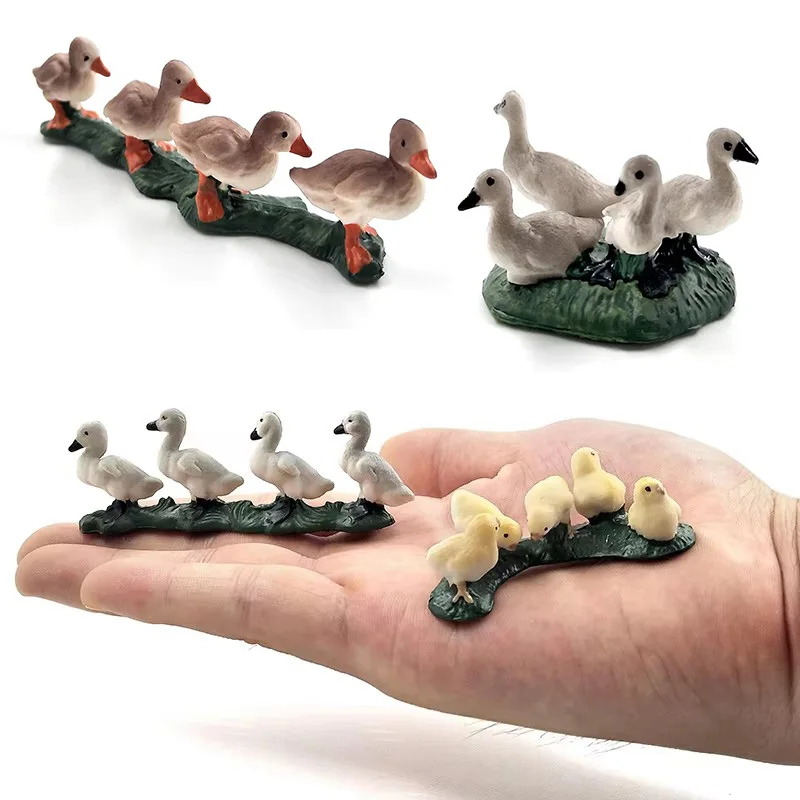 シミュレーション鶏アヒルガチョウ家畜モデル盆栽置物家の装飾ミ - Bonsai Garden Japan のレビューと価格