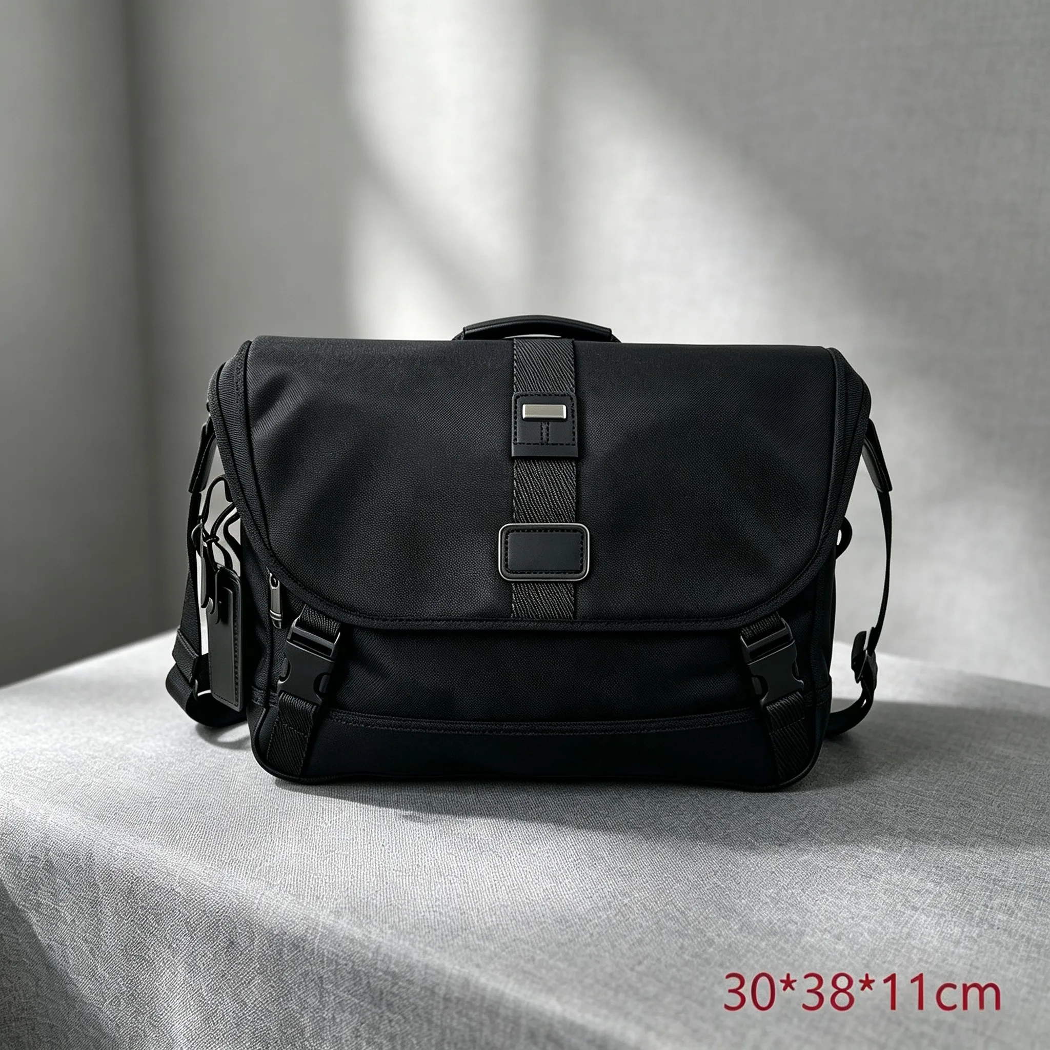 Men’s Large Capacity Messenger Bag, Multi-function Business Handbag, Casual Commute Crossbody Single Shoulder Bag