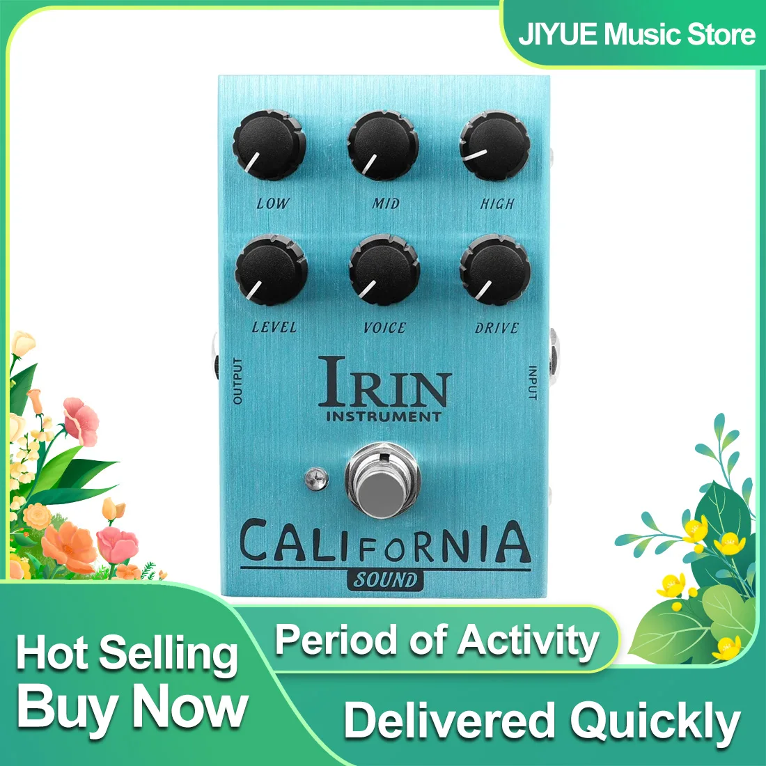 

IRIN AN-32 Калифорния, педаль эффектов для электрогитары Mesa Boogie MKll, усилитель рок-эффектов, педаль True Bypass, аксессуары для гитары