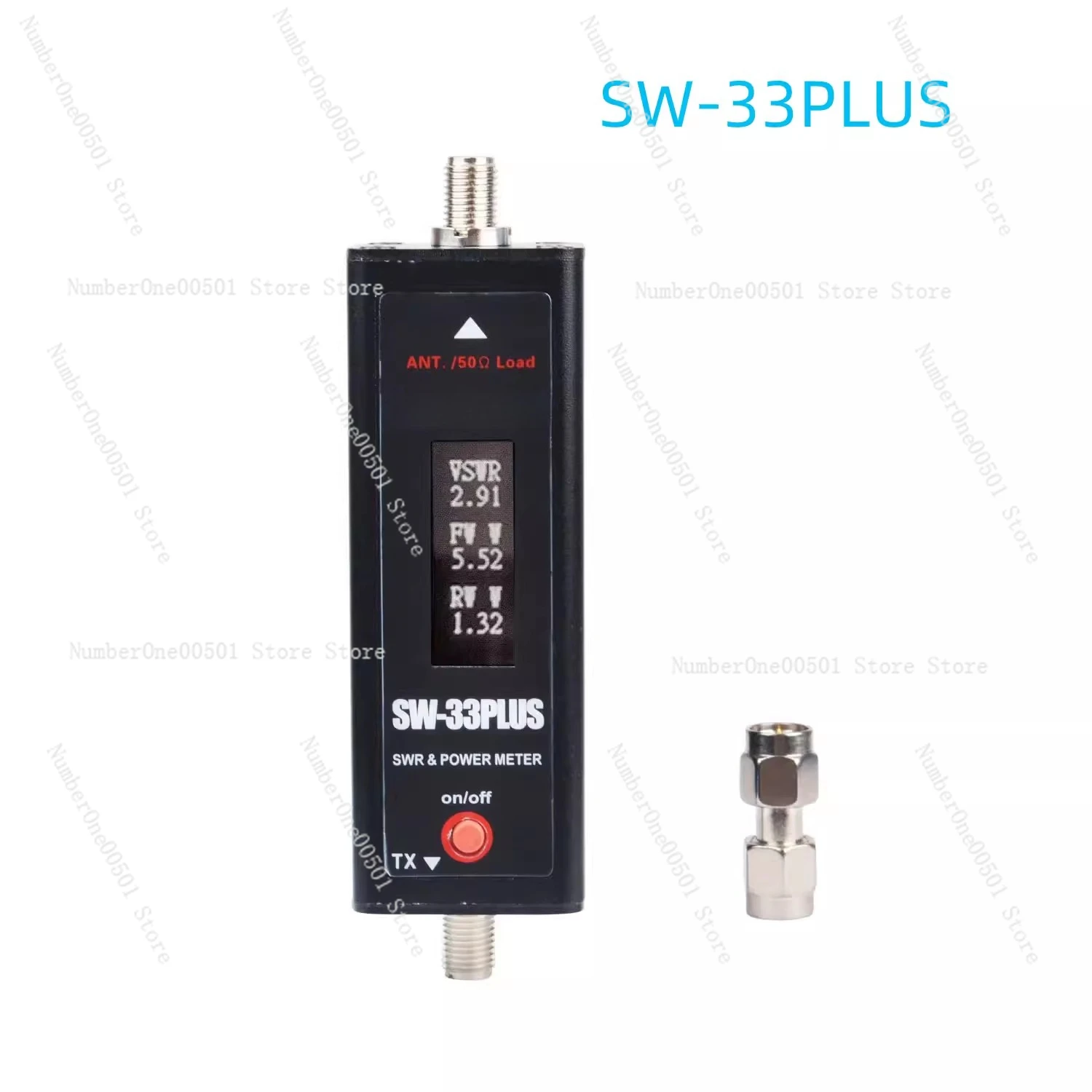 

SW33 SW33 PLUS Мини VHF UHF измеритель мощности КСВ метр 125 525 МГц Компактный ваттметр для любительского радио