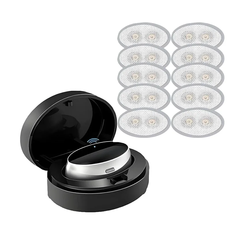 Dual Pulse Smart Throat Anti‑Snoring Massager USB Wearable Snore‑stopping Equipment Sleep Aid Gadget For Home Night‑time Rest