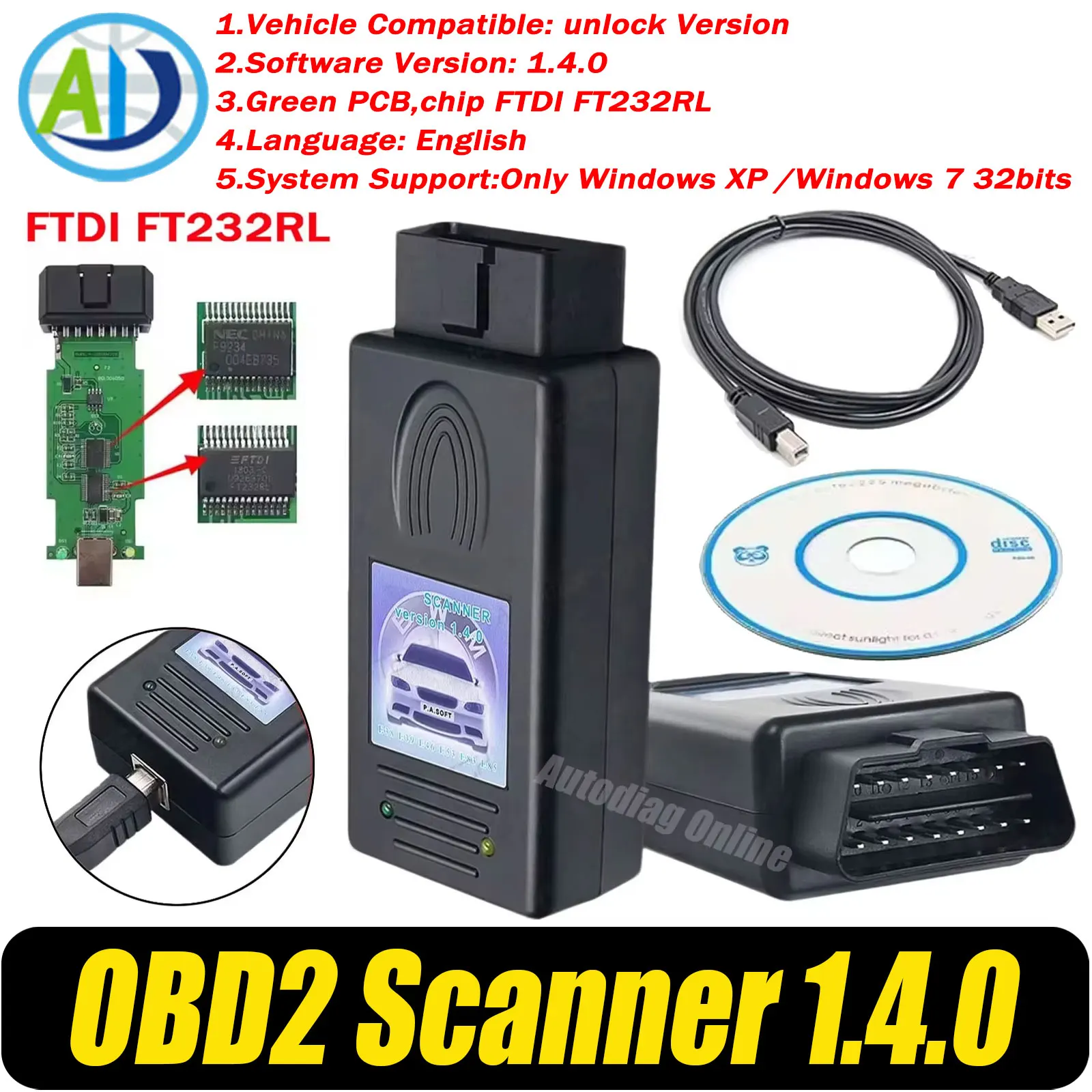 OBD2 Diagnostic Sca…