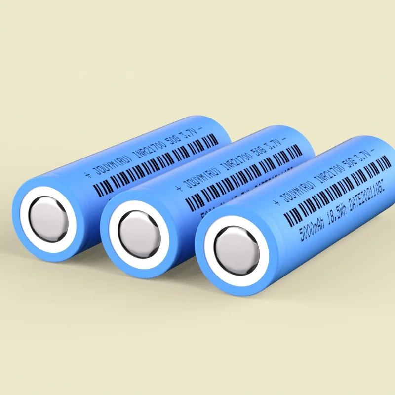 21700 بطارية 5000mAh 3.7 فولت عالية الحالية قوية ليثيوم 30A INR21700 50G مفك خلية طاقة