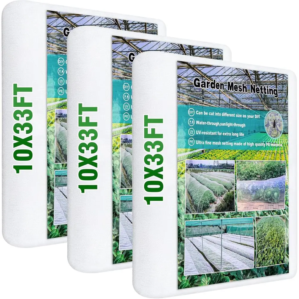 

3 Pack Garden Mesh Netting Mosquito Netting ruit Tree Netting Insect Bug Netting Bug Netting or Garden Protection Ultra ine Plan