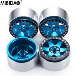 MIBIDAO Aluminum Alloy 2.2 Beadlock Wheel Rims for 1/10 RC Rock Crawler Axial SCX10 90046 RR10 90053 90048 Wraith TRX4 TRX6 D90