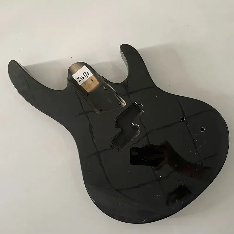 

EB171 Black Color Electric Bass Body in Solid Wood DIY Replace Bass Guitar Parts Right Hand Version Surface Damages and Dirty