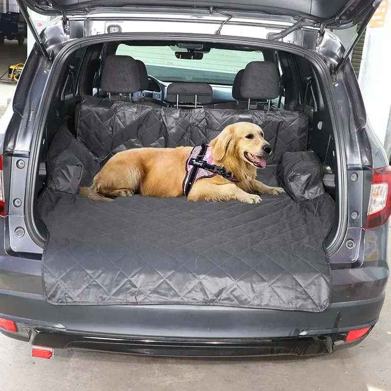 

For Honda Pilot 2016 2017 2018 2019 2020 2021 2022 Oxford Cloth Black Car Trunk Pet Seat Cover Pet Transport Pad Car Accessories