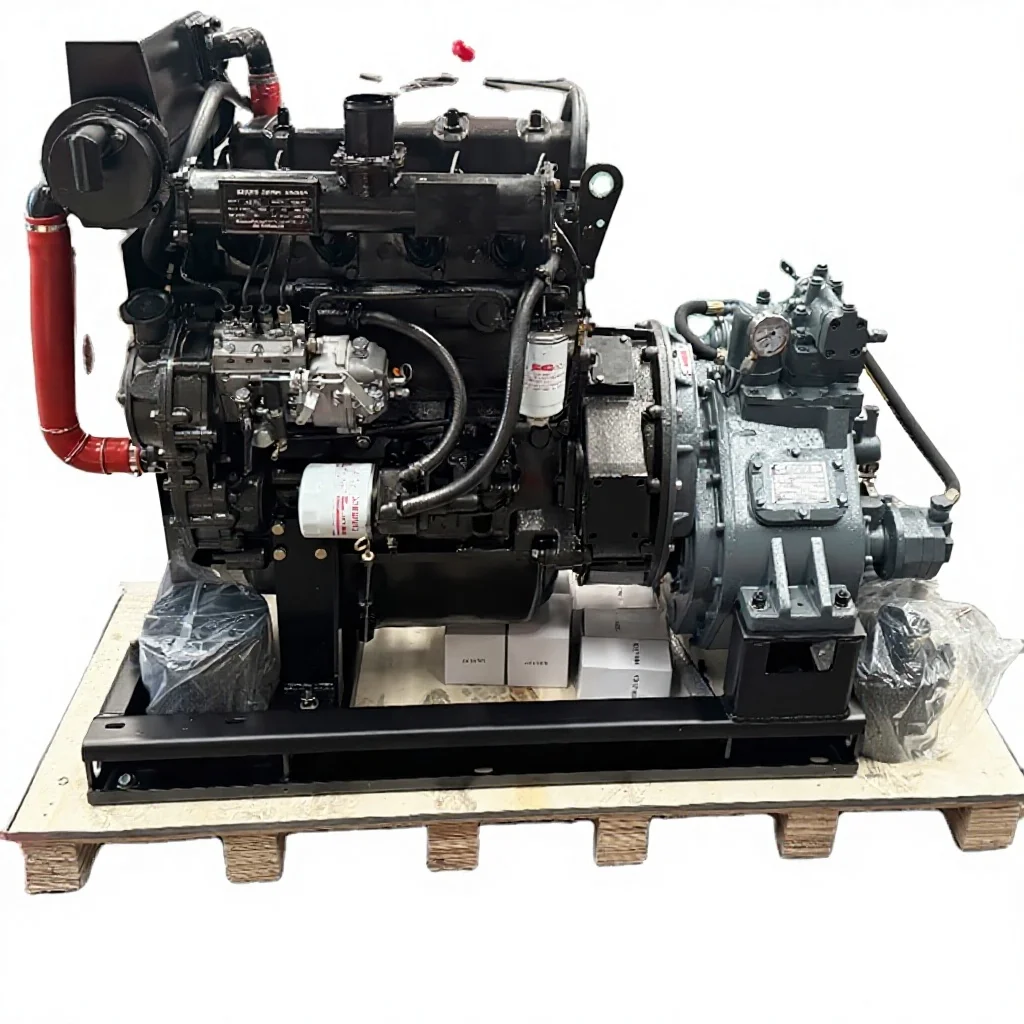 Marine diesel Engine with Gearbox R4105C 4 Stroke High Efficiency Power for Fishing Vessels