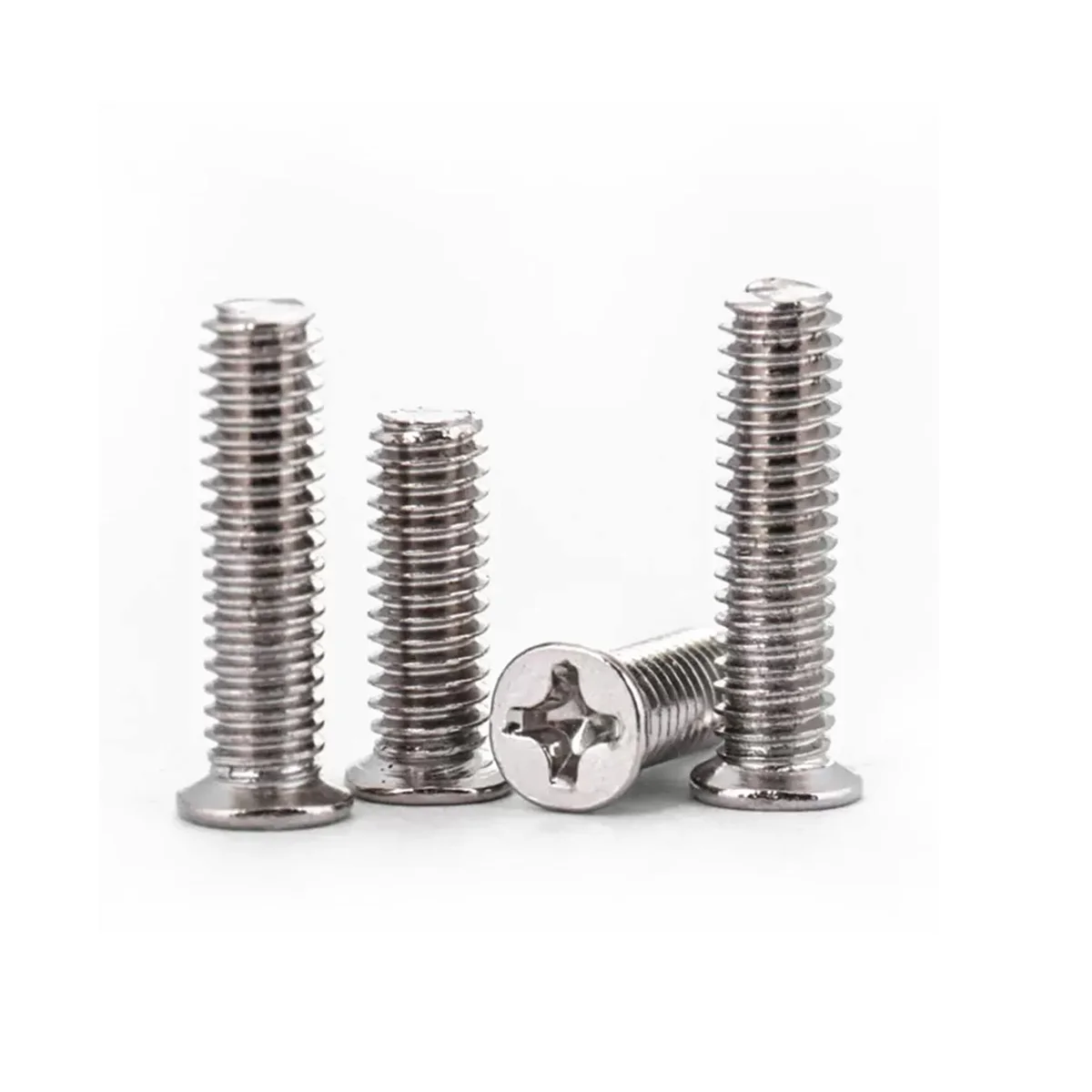 

M1.6M2M2.5 Nickel Plated FM Cross Small Countersunk Head Screw Small Flat Head Electronic Machine Screw