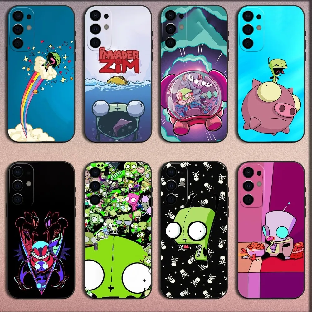 

COOL I-Invader Zim Gir Phone Case For Samsung S25,S24,S21,S22,S23,S30,Ultra,S20,Plus,Fe,Lite,Note,10,9,5G Black Soft Cover