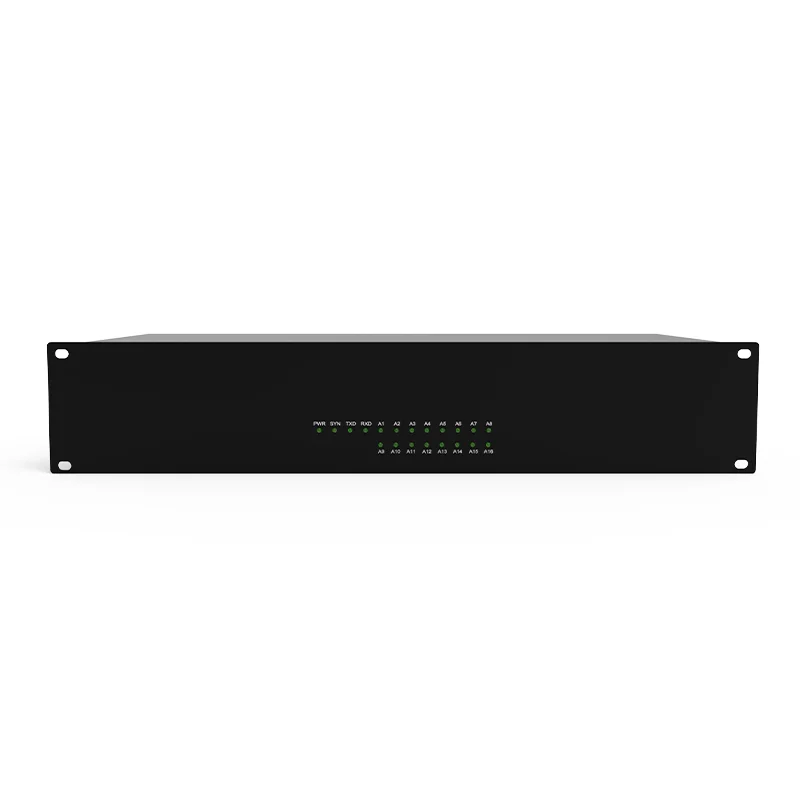 Manufacturer 16 Channel Audio Over Fibre Optic Extender RCA Audio to Fiber Converter Adio Extender