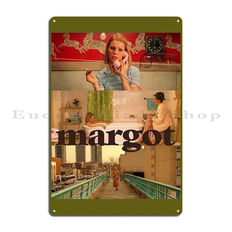 Margot Tenenbaum Metal Sign Plaques Club Printing Sign Pub Wall Decor Tin Sign Poster