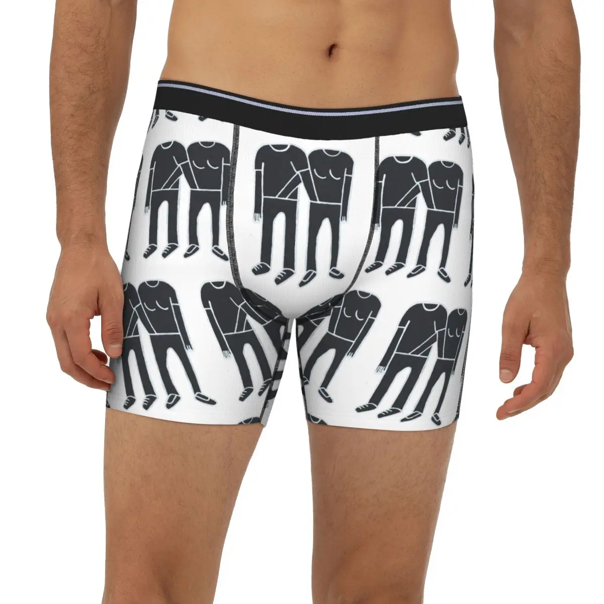 

Catfish And The Bottlemen - длинные трусы-боксеры на балконе, короткие мужские трусы, нижнее белье для мужчин, подарки бойфренду