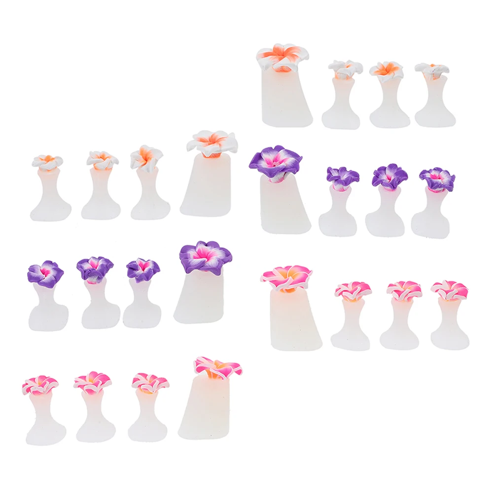 

24pcs Toe Separators Silicone Pedicures Foot Spacer Nail Art Supplies Home Use toenail separator toe spreader men separators