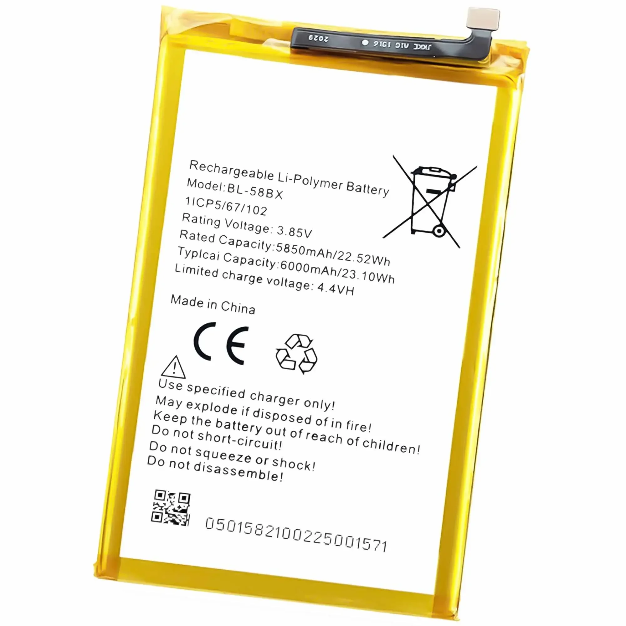 BL-58BX Battery For infinix / X680/Hot 9 Play/Hot 10 Play/X688B/X688C/Smart 5 India Repair Part Original Capacity Phone Batterie