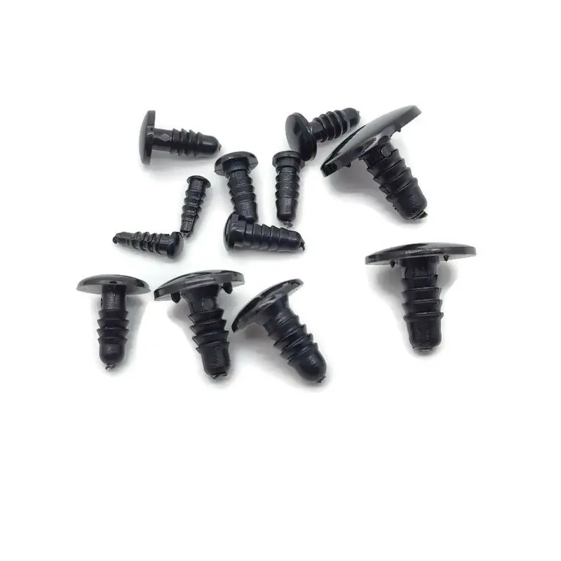 안전 눈 블랙 컬러, 크로셰, 봉제, 아미구루미 인형, 와셔 포함, 4.5mm, 5mm, 6mm, 7mm, 8mm, 9mm, 10mm, 12mm, 15mm/18mm