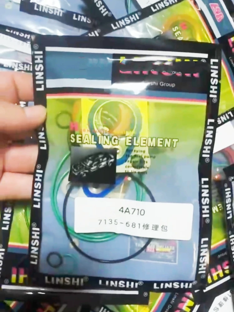4A710 Diesel Engine Pump Oil Sealing Rubber Ring Gasket 7135-681Repair Overhaul Kit for Delphi