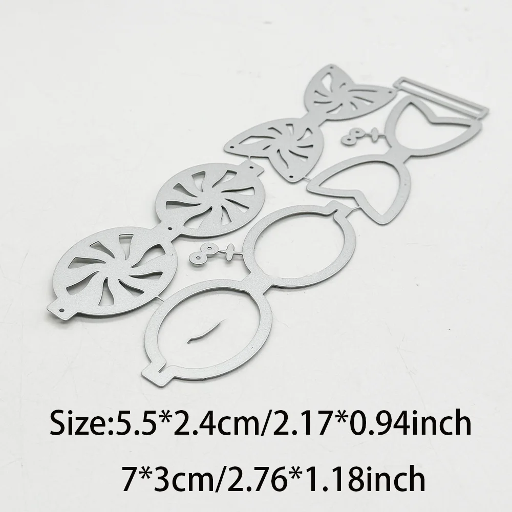 KSCRAFT Peppermint Candy Bow Cutting Dies Stencils for DIY Scrapbooking Decorative Embossing DIY Paper Cards