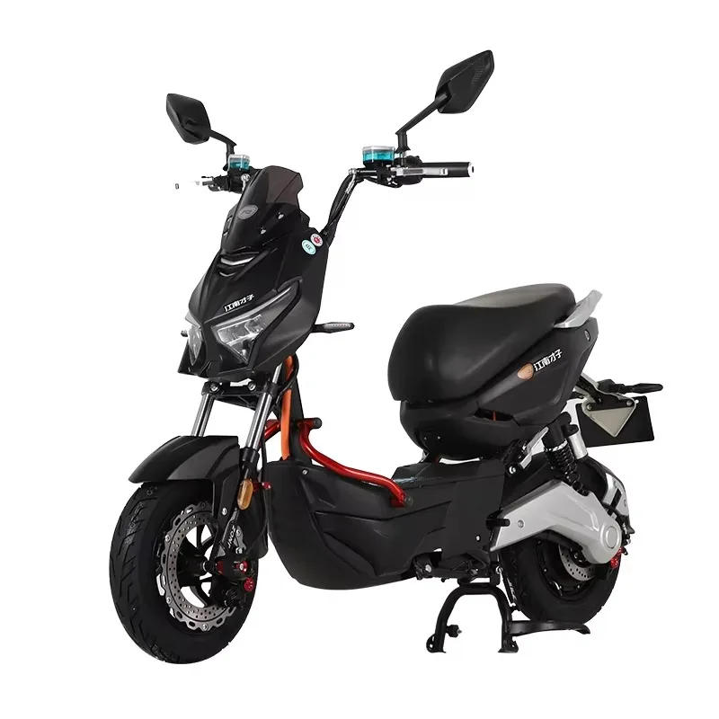 

2025 New Style Direct Selling New Adult Electric Motorcycle 1200w Electric Scooter 2022 Electric Moped With Pedal