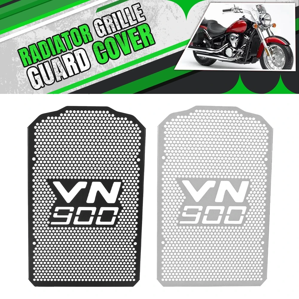 

For Kawasaki VULCAN 900 CLASSIC/LT VN900 Vulcan900 VN 900 Classic LT 2006-2024 Motorcycle Radiator Cover Grille Guard Protector