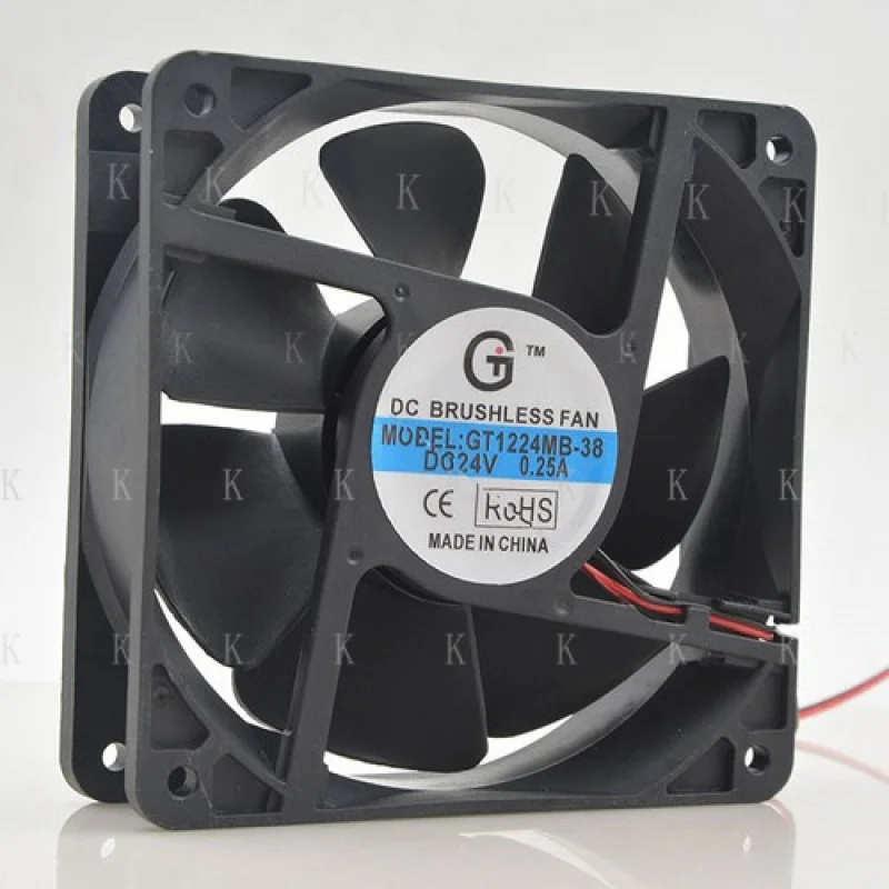 C  FOR   GT1224MB-38 24V 0.25A 12038 12CM inverter cooling fan Optional interface
