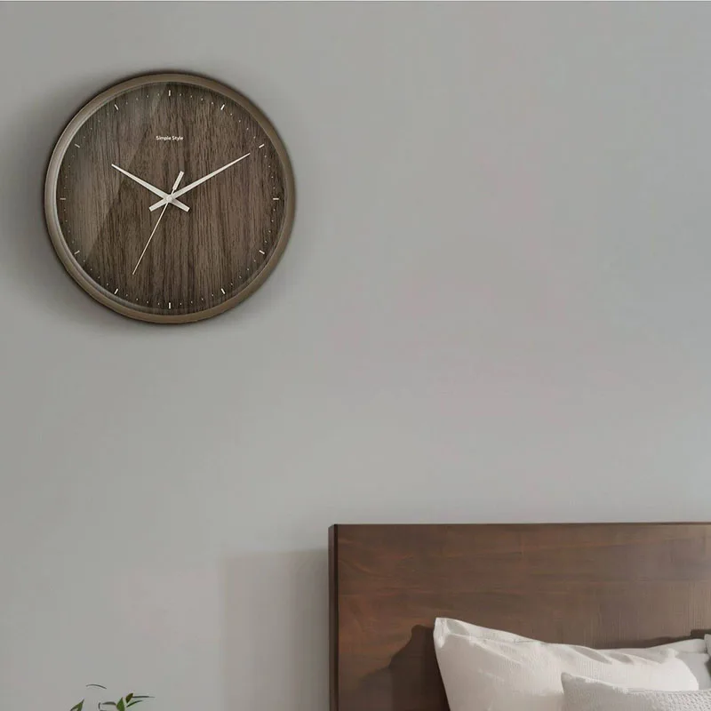 Y*-Minimalist Silent Clock Wall Modern Interior Simple Round Nordic Design Wall Clocks Silent Creative Wanduhr Home Decoration