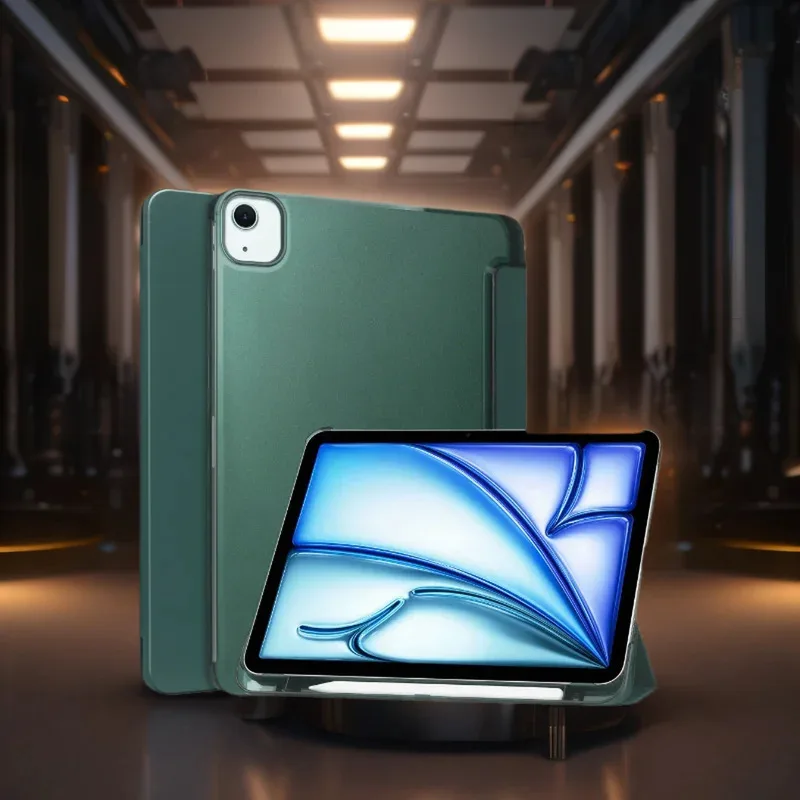 para-apple-ipad-air-13-2025-2024pro-129-6th-5th-4th-3th-129-polegadas-tablet-casos-capa-com-sono-automatico-com-slot-para-caneta
