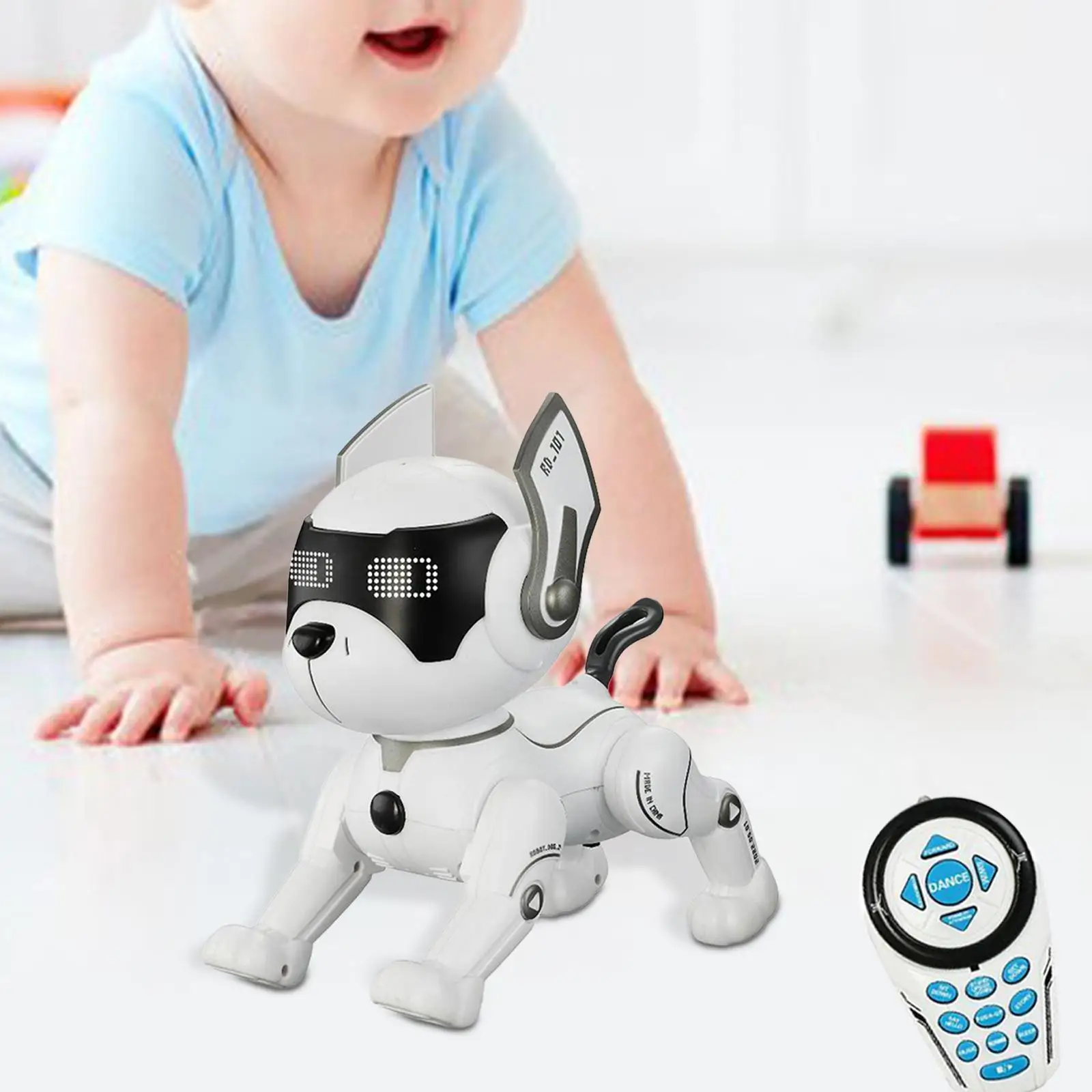 Robot Dog Toy Lovely Interactive Play Smart Electronic Robot Dog for Holiday