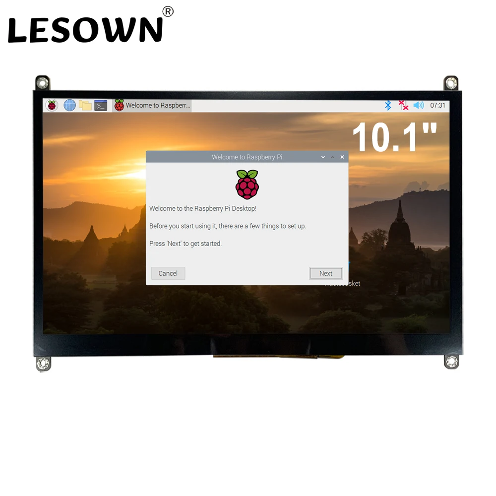 

LESOWN, маленький, широкий, Φ, HDMI 7, 10,1 дюймов, 1024x60 0, IPS, Мини ЖК-экран, дисплей с подсветкой для Windows, ноутбука, ПК, RPI