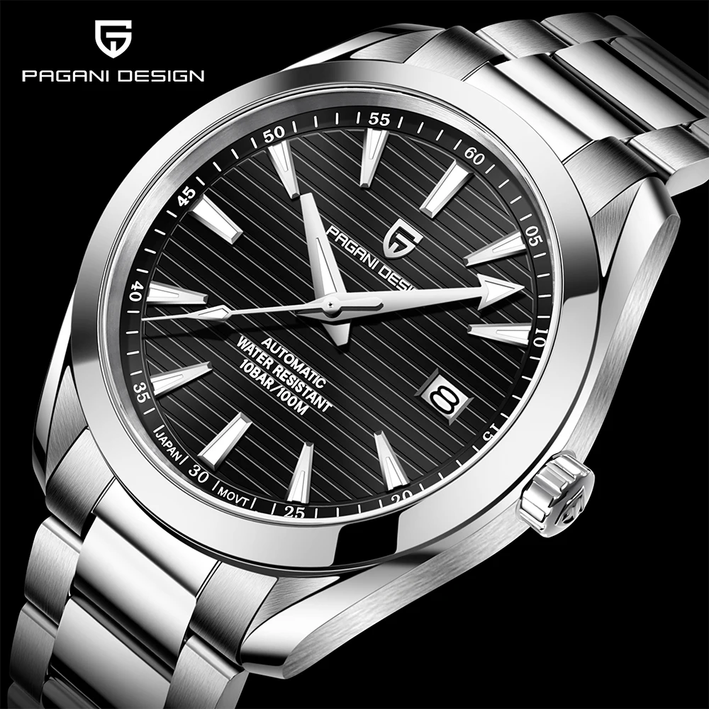 

PAGANI DESIGN A150 New Men's Sports Watch Luxury Sapphire Glass Automatic Mechanical Watch Stainless Steel NH35 Watch PD-1688