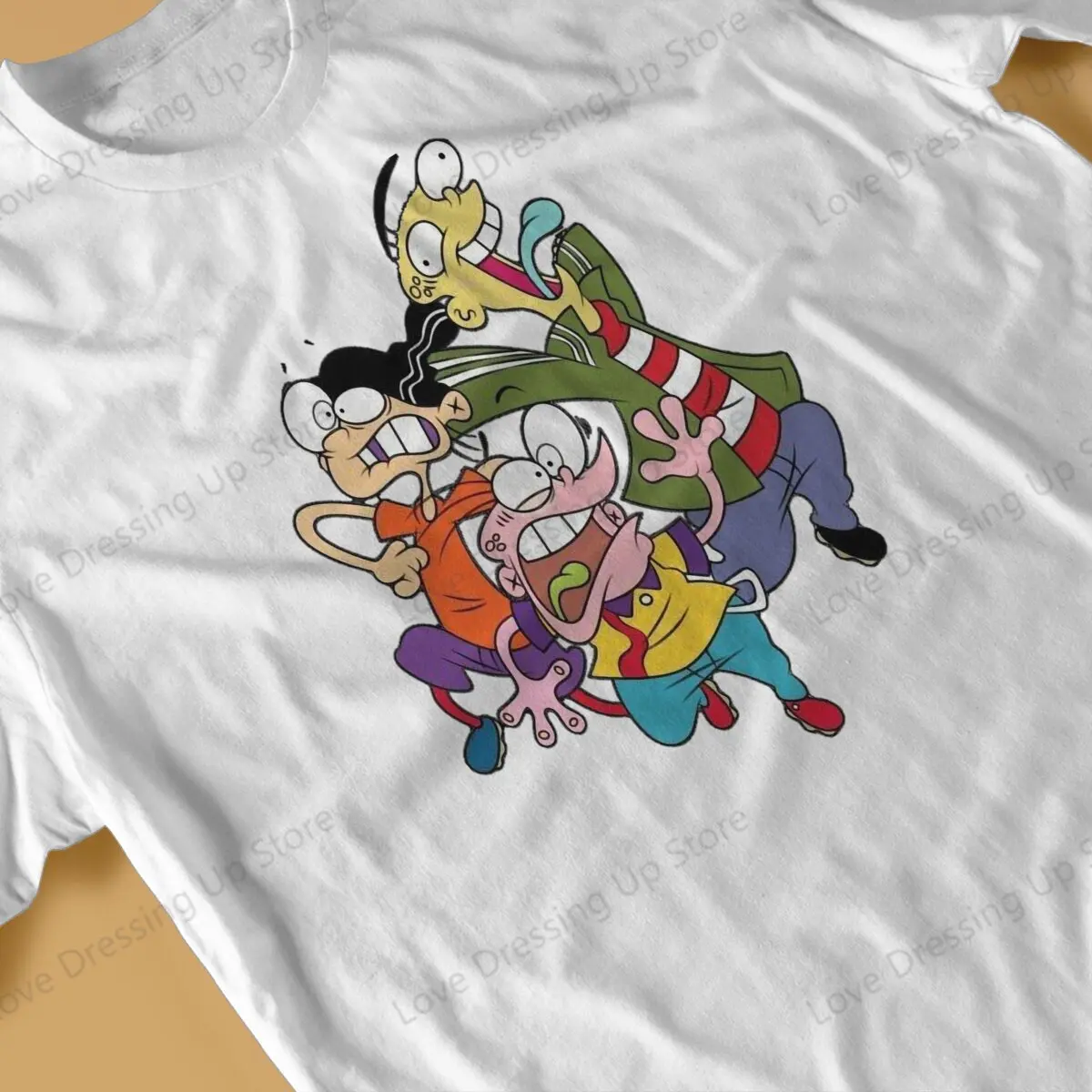 100% Cotton T-shirt Ed Edd n Eddy The Mis-Edventures t shirt men Cartoon Network 90s Sweat Absorption Casual Short Sleeves S-6XL