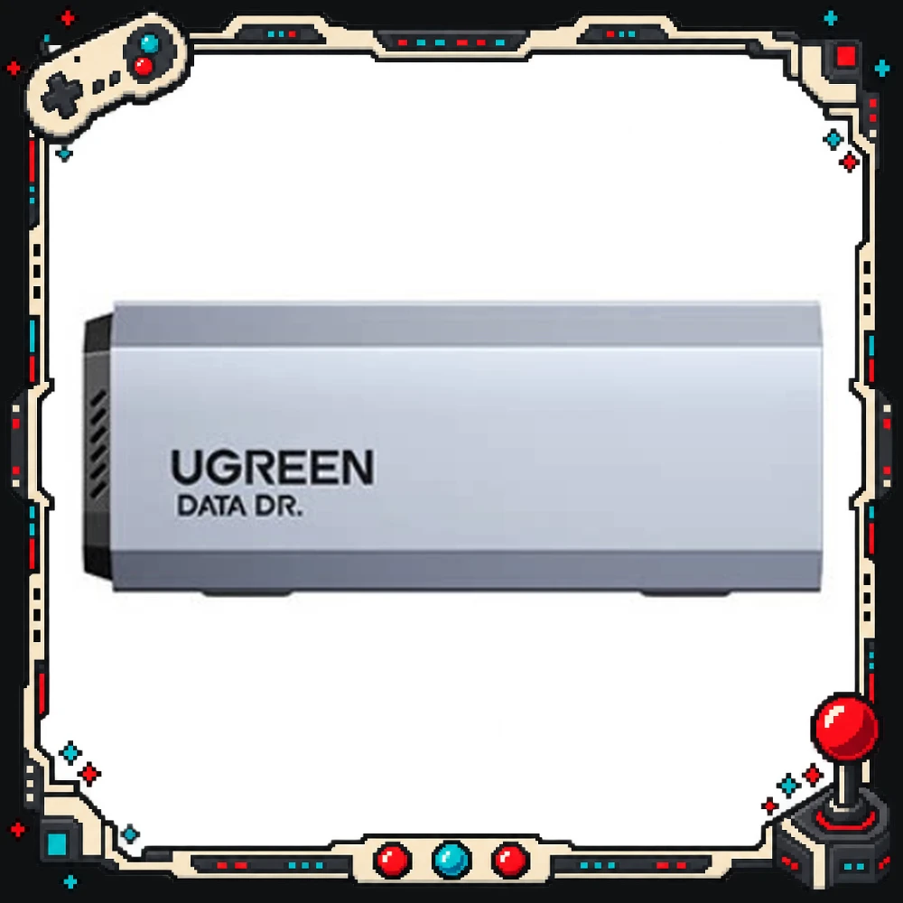 UGREEN 30786 Dual-Bay SATA HDD Enclosure 2.5/3.5 Inch Aluminum RAID USB-C 5Gbps for Windows Linux macOS Diskless