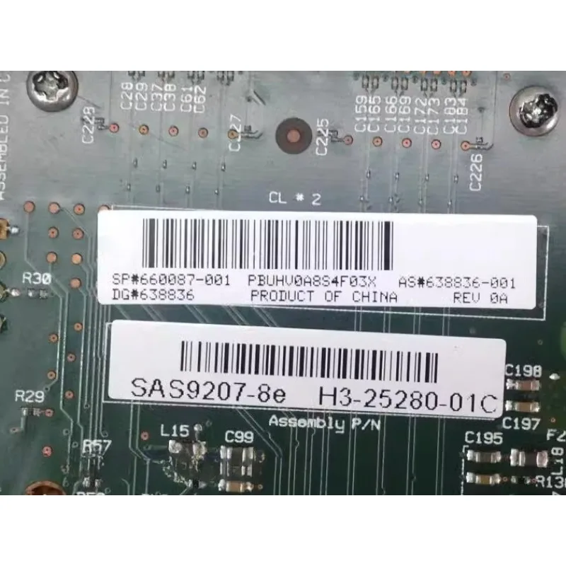 Parts for HP H221 LSI 9207-8e Array Card SAS2308-IT 650931-B21
