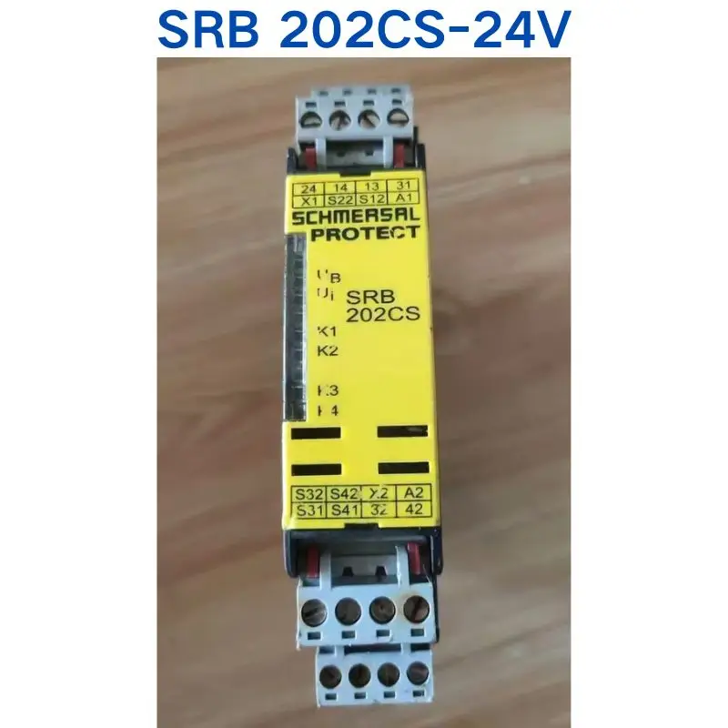 Second-hand test OK SCHMERSAL relay SRB 202CS-24V SRB202CS-24V