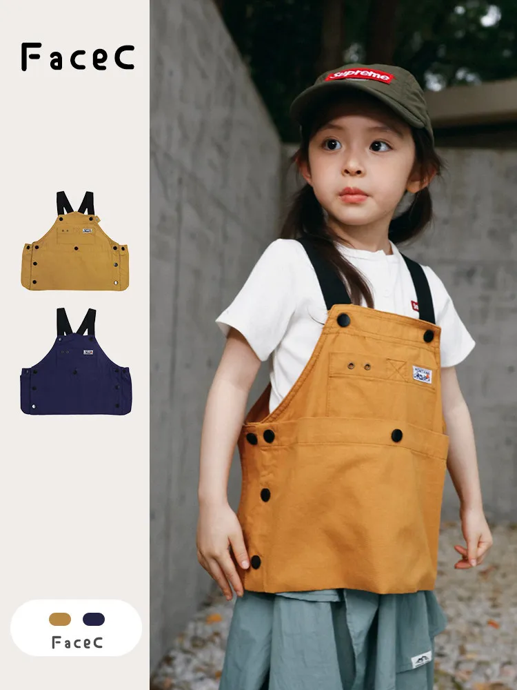 outdoor-children's-vest-kids'-workwear-design-sensation-shoulder-top-summer-new-style-girls'-clothing-cotton-100-versatile-size