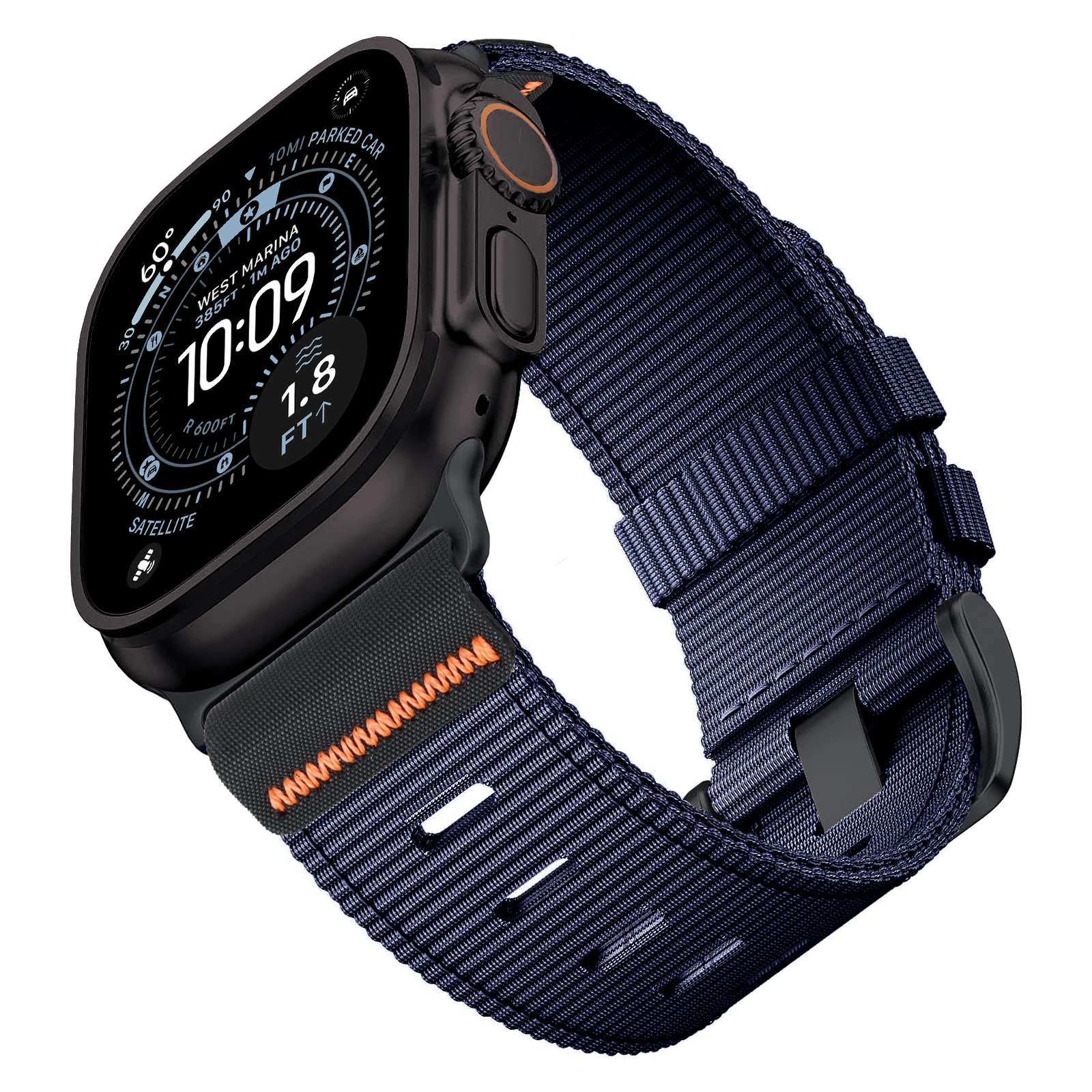 Nylon-Armbänder für Apple Watch 49mm 46 45 44 42mm Sportarmband Correa iWatch Series SE 11 10 9 8 7 6 5 Ultra 3 2 Armband
