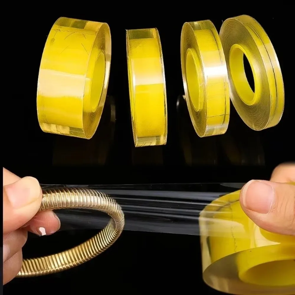 1 Roll Protective Film Roll 10/15/20/30mm Width Anti-Static Watch Part Maintenance Accessory Transparent Plastic Material