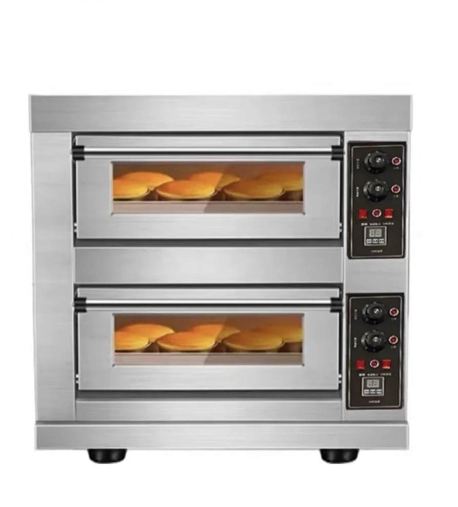 

Commercial Double Baking Oven Equipment Restaurant Use Factory Direct Industrial Baking Oven Cake Bread Pizza New Conditions